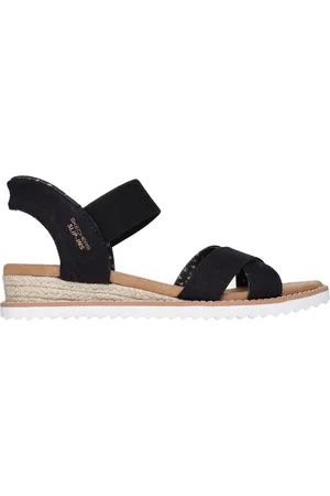 Skechers Ženy Slip-ins: BOBS Desert Kiss - Golden Lily sandály v