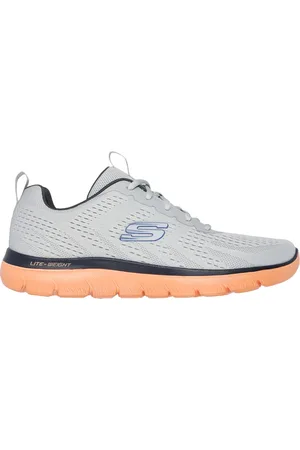 Skechers Muži Summits - Torre Shoes v Šedá /Oranžový