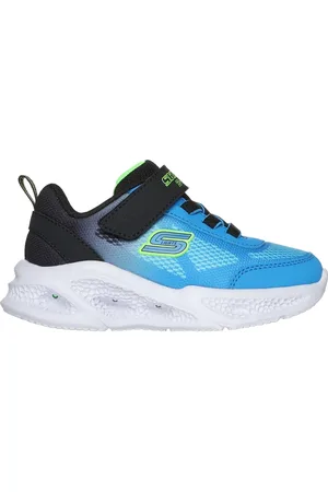 Skechers Chlapci Meteor-Lights - Krendox Shoes v Černá/Modrý