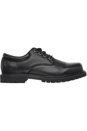 Skechers Muži Work Relaxed Fit: Cottonwood - Elks SR Shoes v
