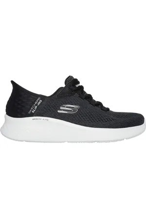Skechers Ženy Slip-ins: Skech-Lite Pro - Natural Shoes v Černá/Bílý