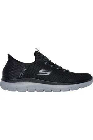 Skechers Muži Slip-ins: Summits - High Range Shoes v Cerná/Sedá Uhlíková