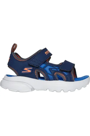 Skechers Chlapci Razor Splash - Aqua Buddies Shoes v Tmave Modrá/Modrý