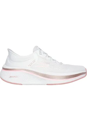 Skechers Ženy Slip-ins: GO RUN Elevate 2.0 - Banyan Teniska v Bílý/Růžový