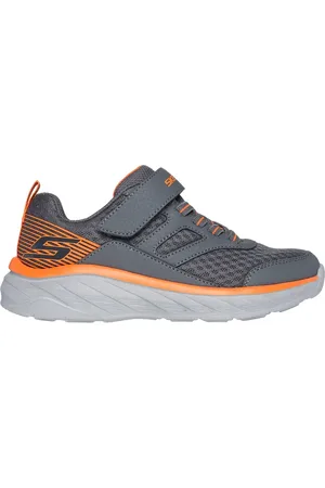 Skechers Chlapci Boundless Shoes v Sedá Uhlíková/Oranzový