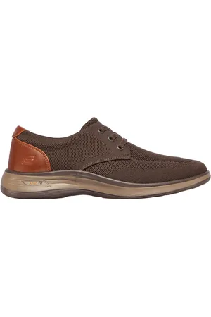 Skechers Muži Arch Fit Darlo - Weedon Shoes v Olivová /Hnedá