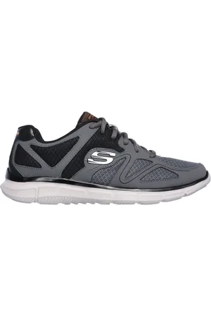 Skechers Muži Verse - Flash Point Shoes v Sedá Uhlíková/Oranzový