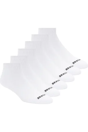 Skechers Ženy 6 Pack Core Quarter Medium ponožky v