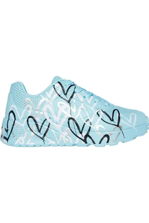 Skechers Dívky x JGoldcrown: Uno Lite - Metallic Love Shoes v