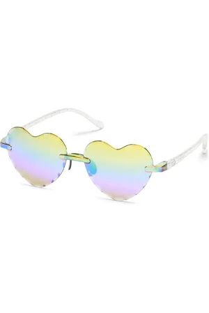 Skechers Dívky Rimless Hearts sluneční brýle