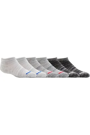 Skechers Chlapci 6 Pack Low Cut Non Terry ponožky v