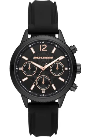 Skechers Ženy Matteson Black hodinky v