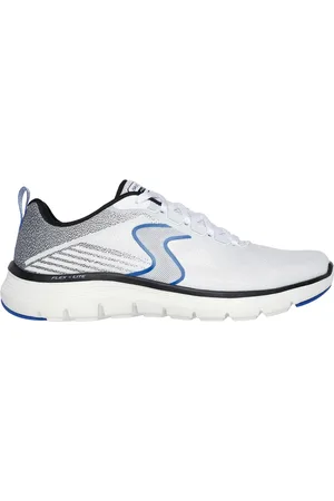 Skechers Muži Flex Advantage 5.0 - Spreelo Shoes v Bílý/Černá/Královská Barva