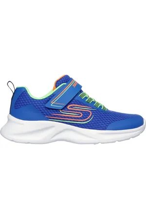 Skechers Chlapci Dynamatic - Swift Tread Shoes v Modrý/Limetková