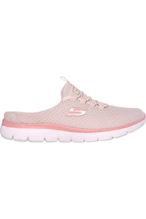 Skechers Ženy Summits - Swift Step Shoes v Sedohnedá/Korál