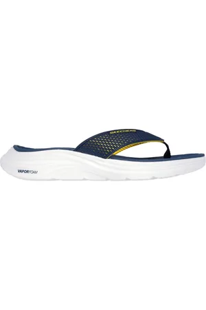 Skechers Muži Vapor Foam sandály - Sayto v Tmave Modrá/Zlutá