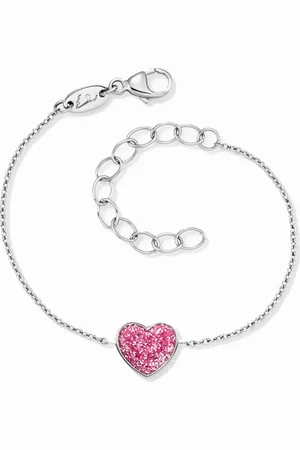Engelsrufer Náramek se srdíčkem HEB-GLITTERHEART