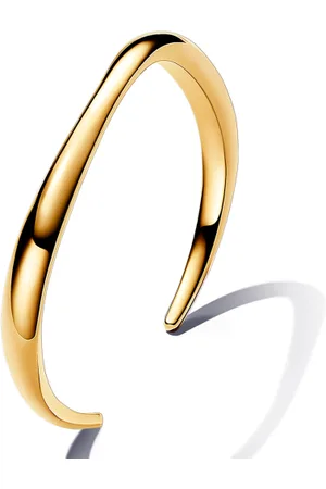 PANDORA ESSENCE pozlacený pevný otevřený náramek 563310C00