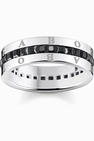 Thomas Sabo Prsten Black stones pavé TR2361-643-11
