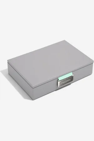 Stackers Grey & Mint Mini uzavíratelná zásuvka 73533