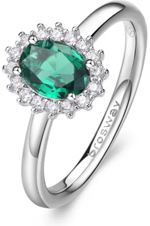 Brosway Prsten Fancy Life Green BWFLG71
