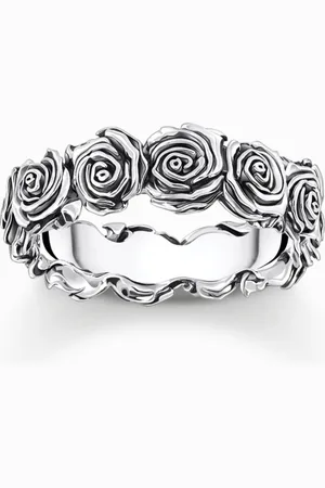 Thomas Sabo Prsten Midnight Rose TR2488-637-21