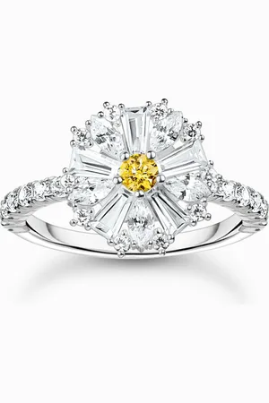 Thomas Sabo Stříbrný prsten Lovely Daisy TR2493-051-4