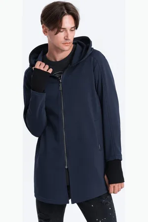 Ombre Clothing Textil Pánská mikina na zip Oveja navy
