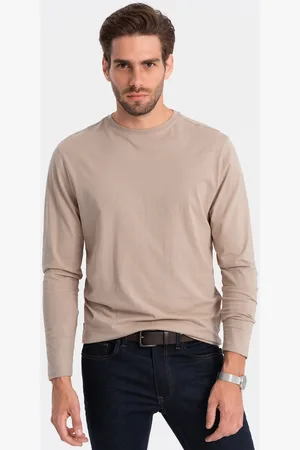 Ombre Clothing Textil Pánské tričko s dlouhým rukávem Eliwn