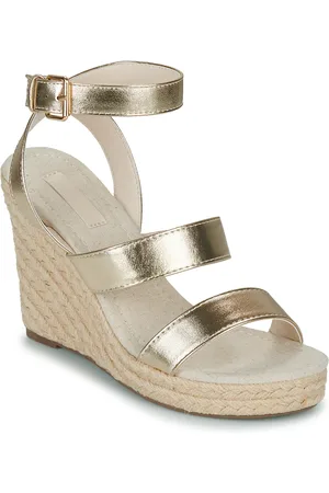 ONLY Boty ONLAMELIA-16 WEDGE SANDAL FOIL