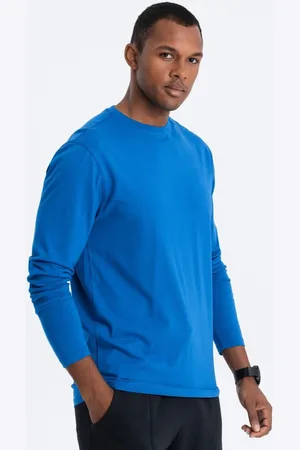 Ombre Clothing Textil Pánské tričko s dlouhým rukávem Eliwn