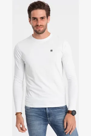 Ombre Clothing Textil Pánské tričko s dlouhým rukávem Biraunt