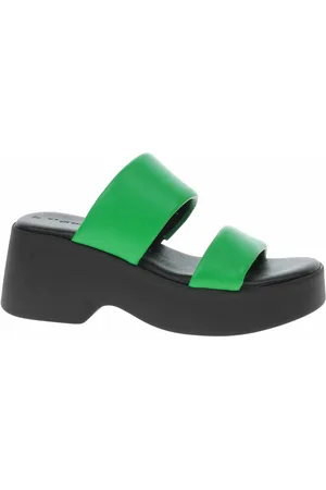 Tamaris Boty Dámské pantofle 1-27227-20 green/black