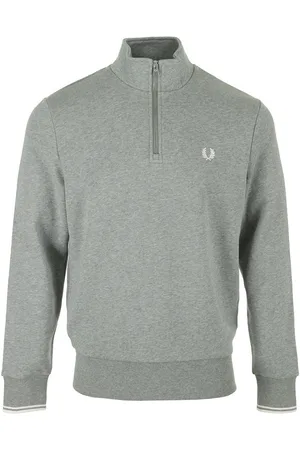 Fred Perry Textil Half Zip Sweatshirt