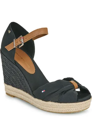 Tommy Hilfiger Boty BASIC OPEN TOE HIGH WEDGE