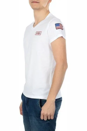 Nasa Textil BASIC FLAG V NECK