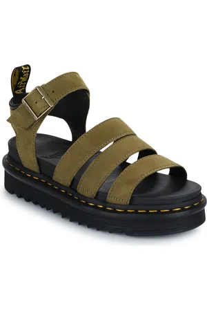 Dr. Martens Boty Blaire Muted Olive Tumbled Nubuck