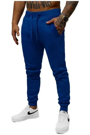 Ozonee Textil Pánské tepláky Tadak indigo