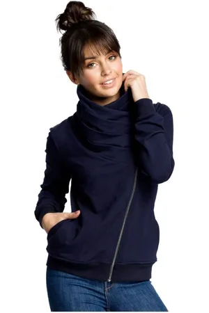 BeWear Textil Dámská mikina na zip Bunlemphius B071 navy
