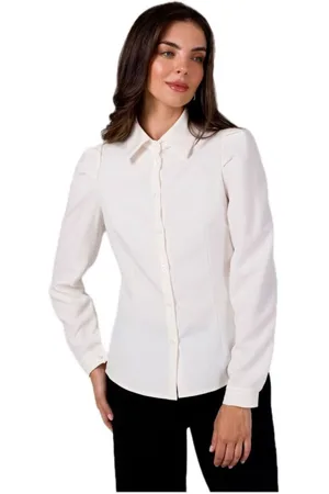 BeWear Textil Dámská košile s dlouhým rukávem Annamue B277 krémová