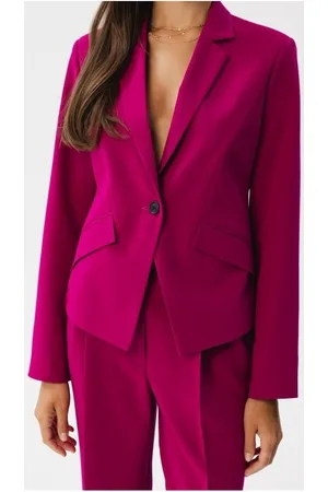 Stylove Textil Dámské formální sako Guelon S353 švestková