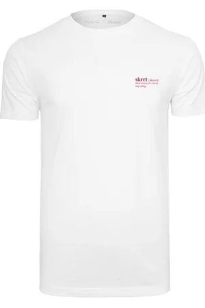 Mister Tee Textil Pánské tričko s nápisem Skrrt bílé