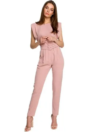 Stylove Textil Dámský overal Aglouawr S259 pudrová