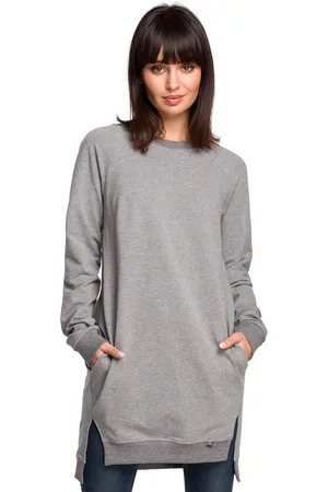 BeWear Textil Dámská mikina bez kapuce Frydrych B101 šedá