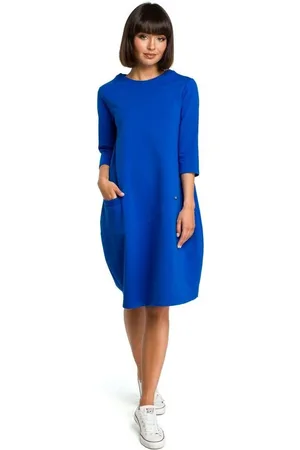 BeWear Textil Dámské midi šaty Czesl B083