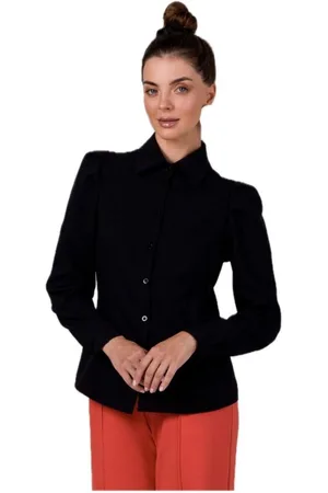 BeWear Textil Dámská košile s dlouhým rukávem Annamue B277 černá