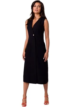 BeWear Textil Dámské midi šaty Annaree B254 černá