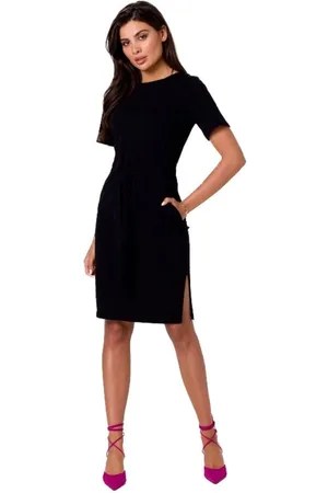 BeWear Textil Dámské mini šaty Viflor B263 černá
