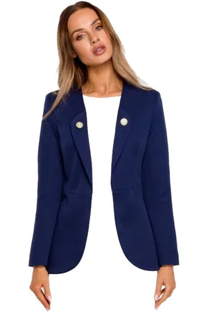 MADE OF EMOTION Textil Dámský blejzr Legshey M665 navy