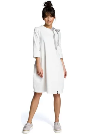 BeWear Textil Dámské mini šaty Willibrord B070 bílá